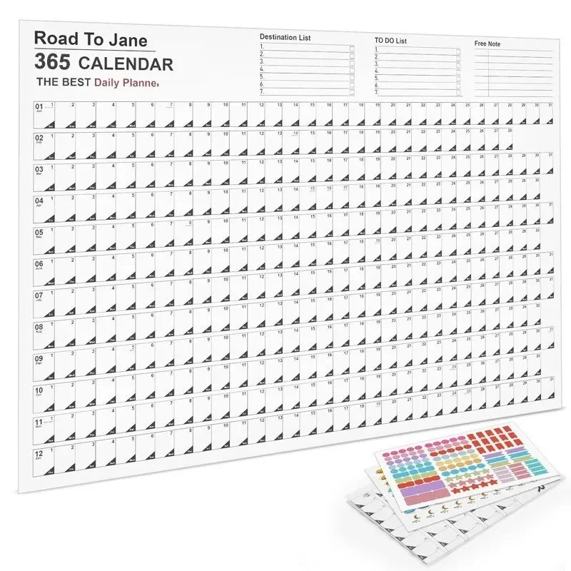 Large Wall Calendar Planner